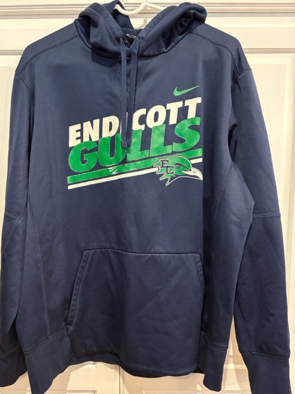 Endicott College Gulls Navy Blue Hoodie